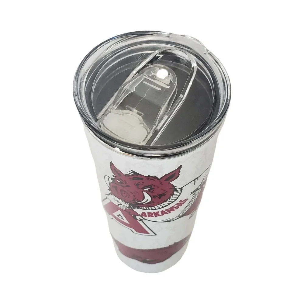 Hogg Outfitters Arkansas Razorbacks 20oz Skinny Tumbler Insulated Travel Cup